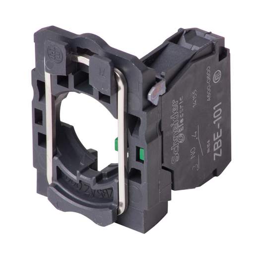 Schneider Harmony Single Contact Block with Body Fixing Collar 1 NO