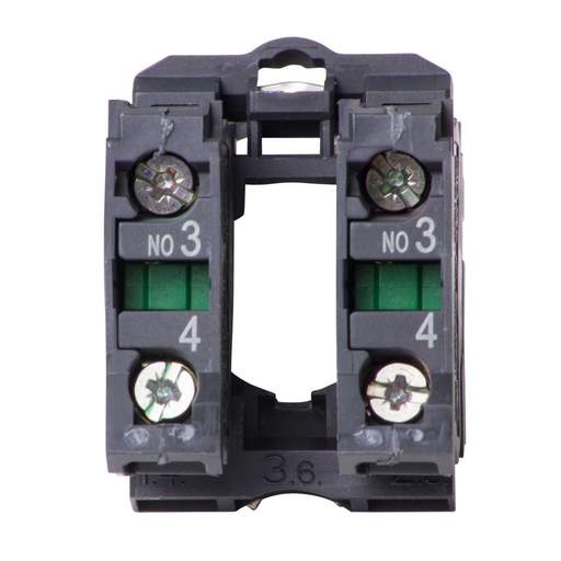 Schneider Harmony Single Contact Block with Body Fixing Collar 2 NO