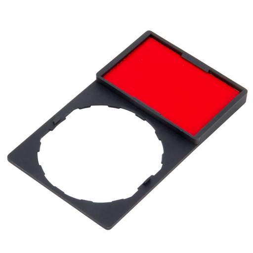 Schneider Harmony Unmarked Legend 18 x 27mm for 30 x 50mm Legend Holder Red