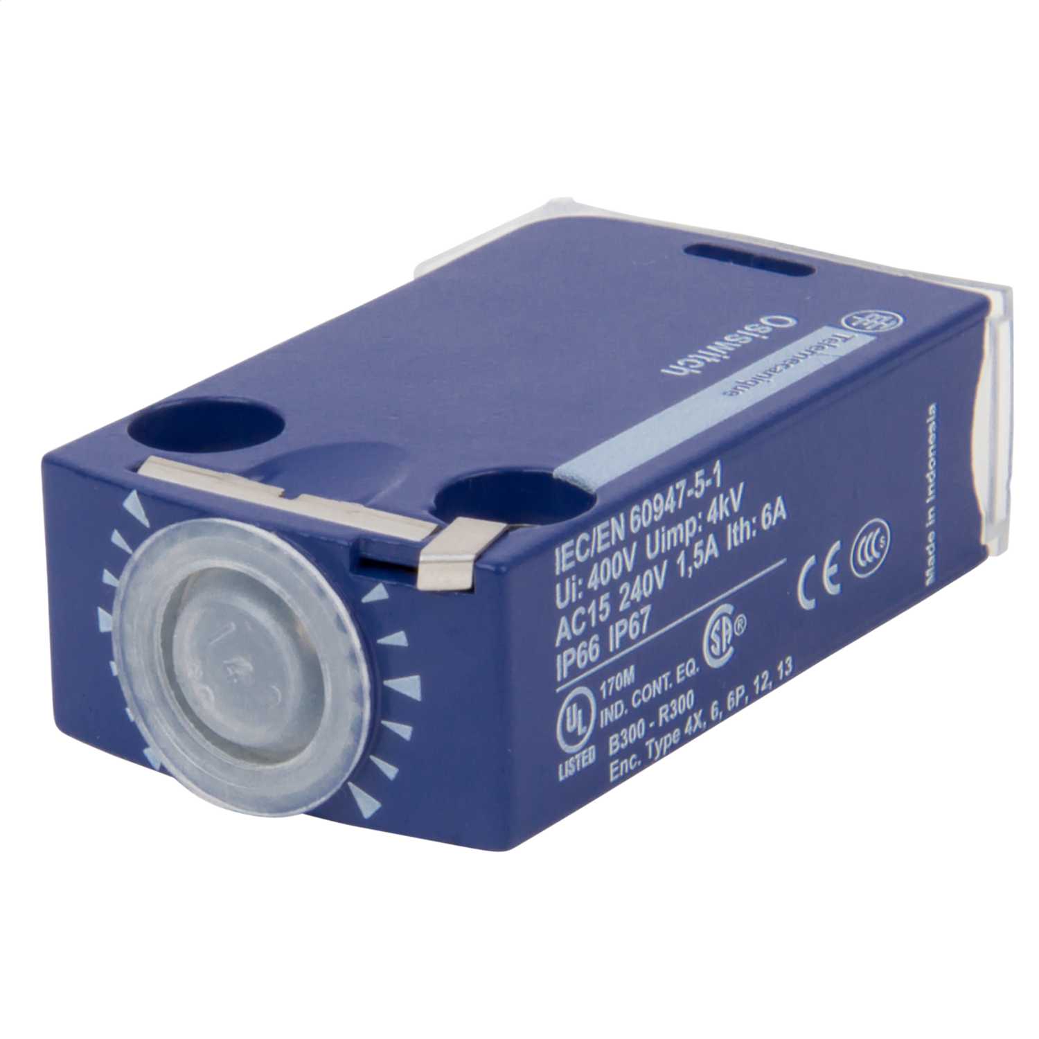 Telemecanique Sensor 230V 6A Limit Switch with 1 NC + 1 NO (ZCMD25