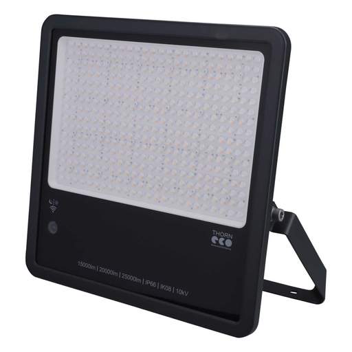 Thorn LEO Flex 190W LED Floodlight Black with Photocell 3000K