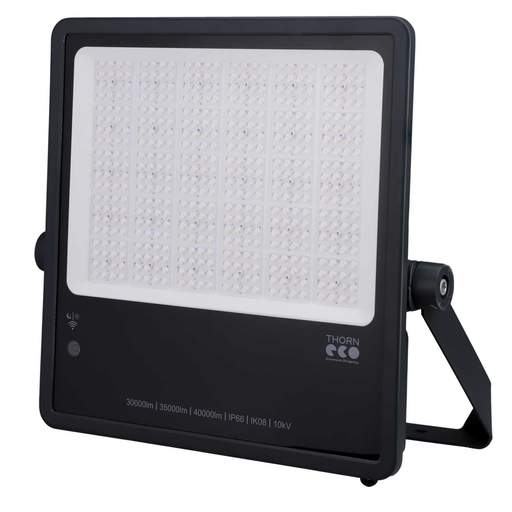 Thorn LEO Flex 300W LED Floodlight Black with Photocell 3000K