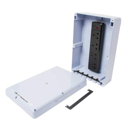 Timeguard Outdoor IP65 Multi-Connector Box with a 4 Way 13A Socket Strip