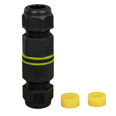 Timeguard 16A In-Line Cable Connector IP68 Black (WXT68IL16) | CEF