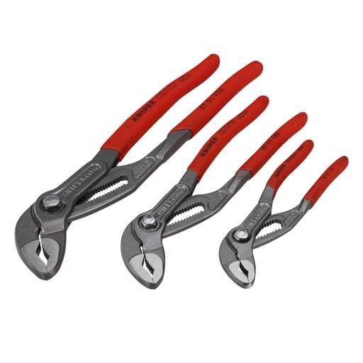 Knipex 3 Piece Cobra Waterpump Plier Set