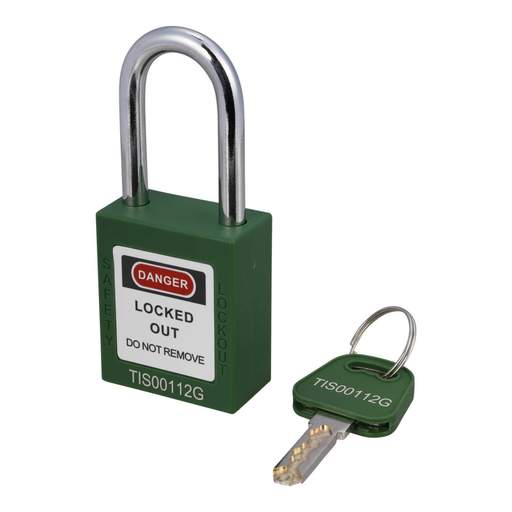 TIS Green Safety Padlock