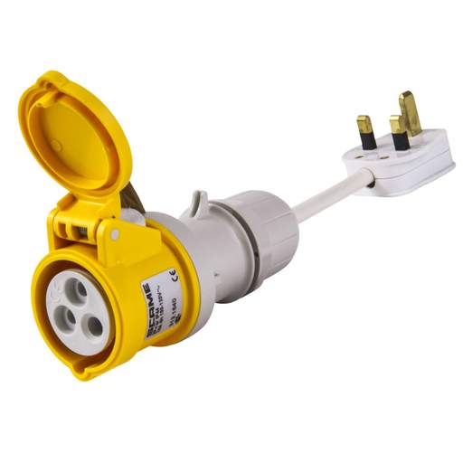 TIS 110V PAT Testing Adaptor Lead