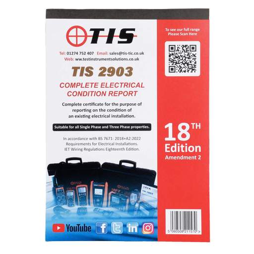 TIS Complete Electrical Condition Report 18th Edition Amendment 2