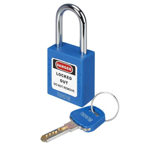 TIS Blue Safety Padlock