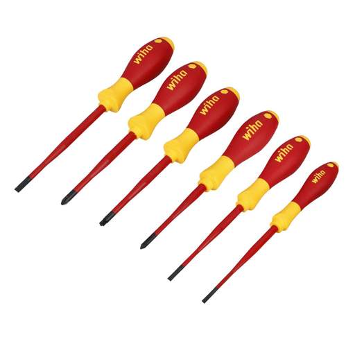 Wiha 6 Piece SoftFinish Slimfix Screwdriver Set (WH 38362) | CEF