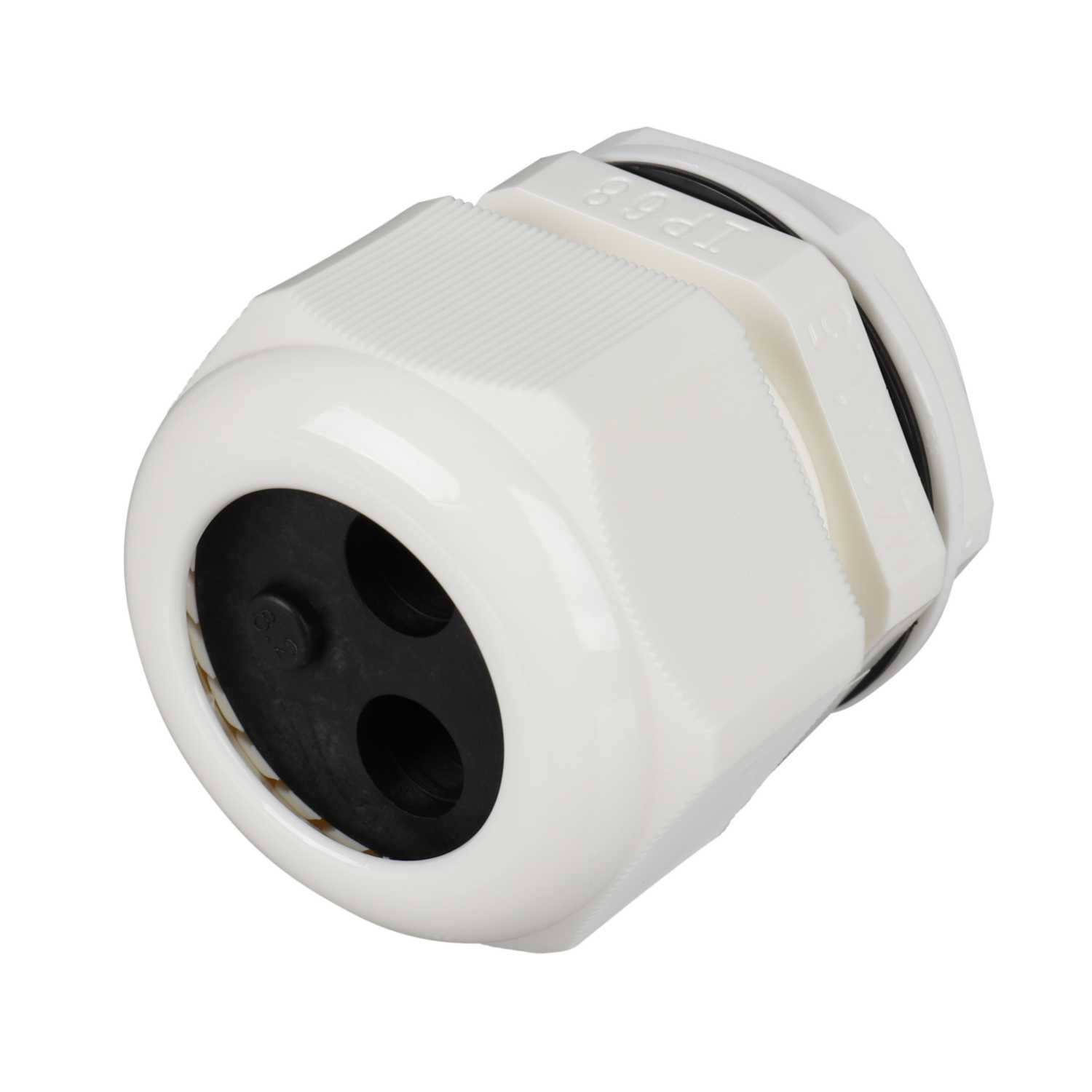 Waterproof ABS Double Roof Cable Entry Gland For S... - Grandado Waterproof ABS Double Roof Cable Entry Gland For S... - Grandado