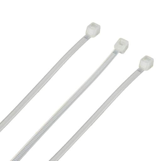 Unicrimp 120mm x 2.5mm Cable Ties Natural (Pack of 100)