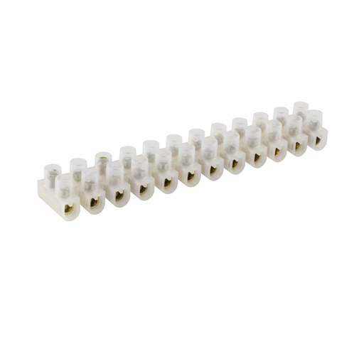 Unicrimp 15A 12 Way Strip Connector Natural (Sold in 1's)