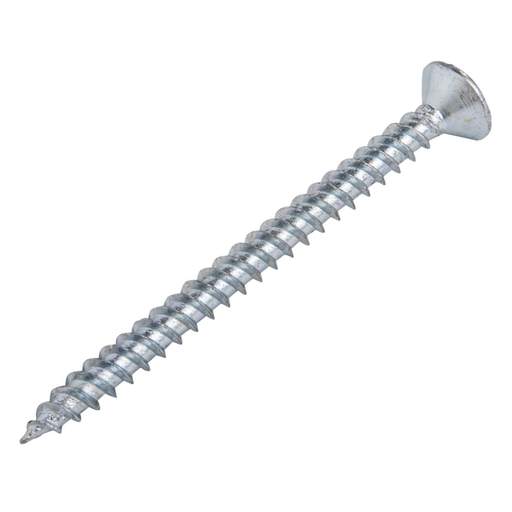 Unicrimp 8 x 2 Countersunk Cross Twin Thread Screws BZP (Pack of 200 ...
