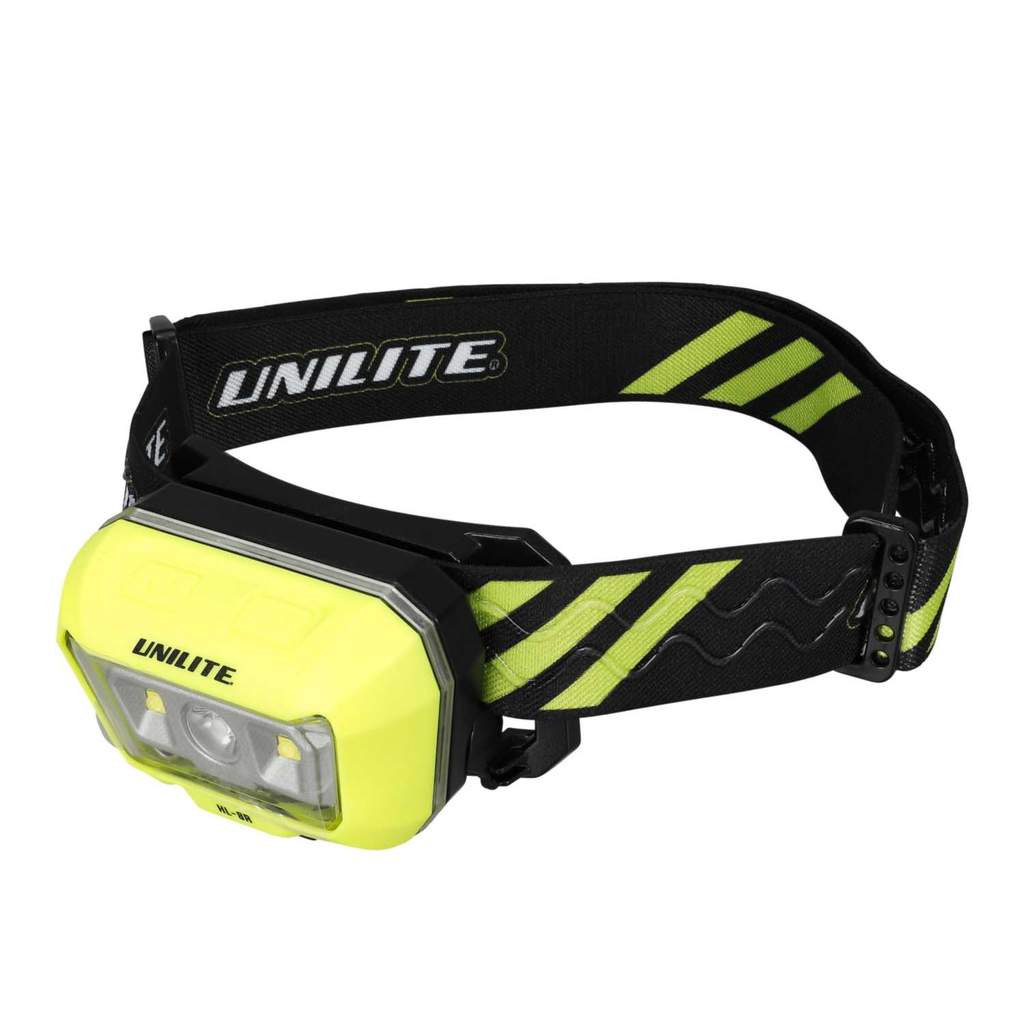 Unilite HL-8R USB-C Rechargeable Headlamp - 475 Lumen Sensor Torch, 90m Beam, IP65 Waterproof, 35 Hour Runtime