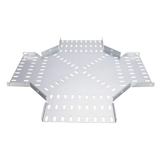 Unitrunk 225mm Medium Duty Flat 4 Way Equal Intersection for Cable Tray (Sold in 1's)