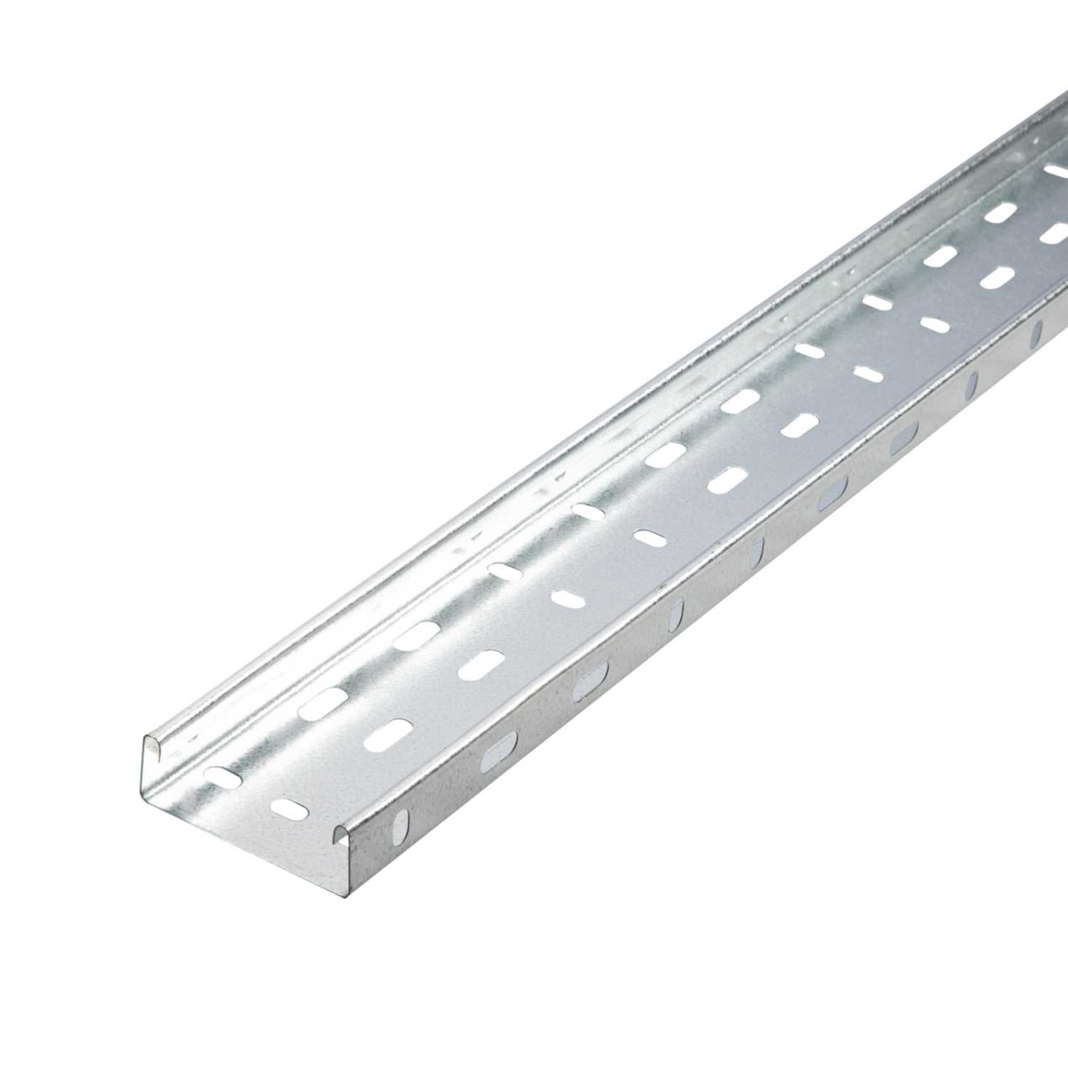 Unitunk Tray Unitrunk 75mm Return Flange Medium Duty Cable Tray 25mm Deep (3m Length ...