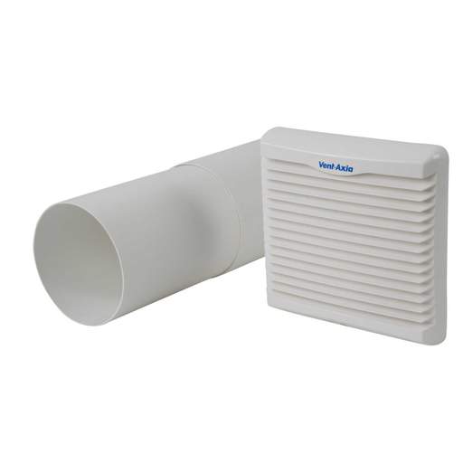Vent Axia Wall Kit for Lo Carbon VA150 Range White