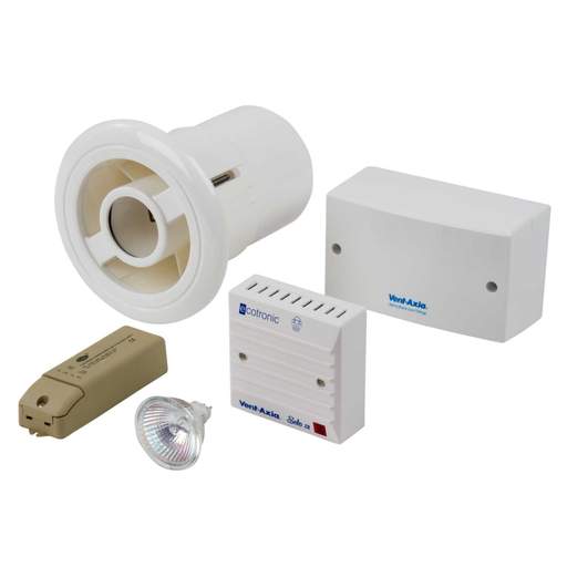 Vent Axia Fan and Light Ventilation Kit with Humidistat