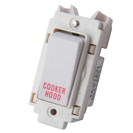 Volex 20A Double Pole Grid Switch marked Cooker Hood