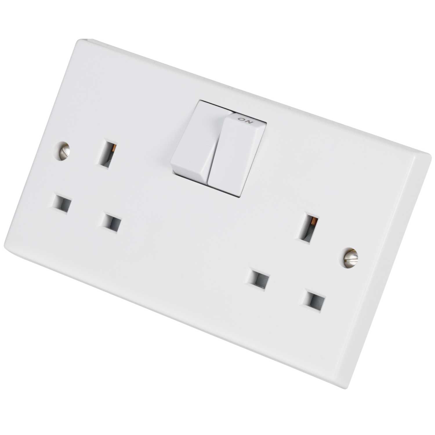 Volex 13A 2 Gang Switched Socket (VX1500) CEF