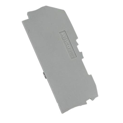 Wago End plate for 2.5mm Pushbutton and Lever Terminals