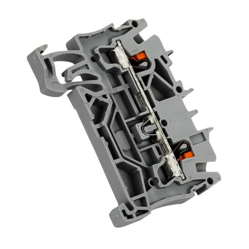 Wago 2.5mm Standard DIN Rail Terminal PushIn Grey (22021201) CEF