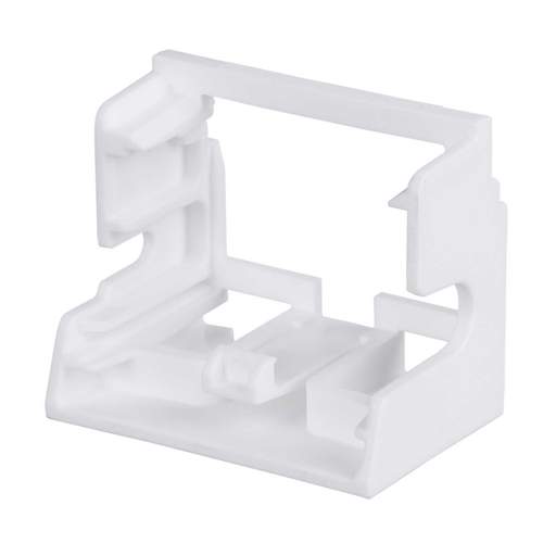 Wago Side Screw Mounting Carrier for 10 Way Connectors White (Sold in 1's)