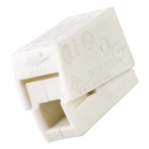 Wago 3 Way 2.5mm Lighting Connector Standard Type White (Pack of 15)