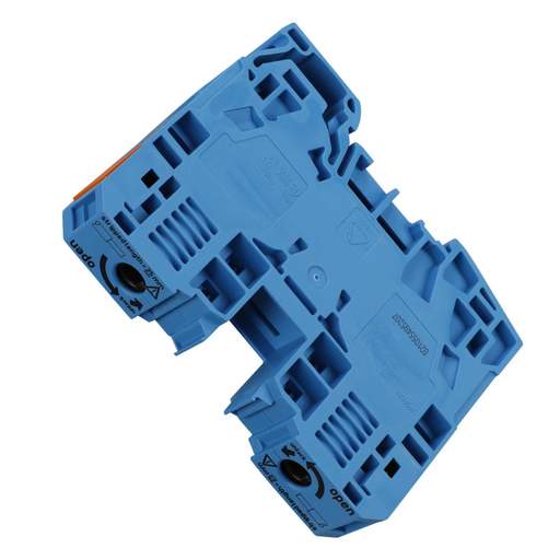 Wago 35mm Conductor Through Terminal Block Blue