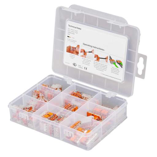Wago 221 Series Compact Lever Case (85 Pieces)