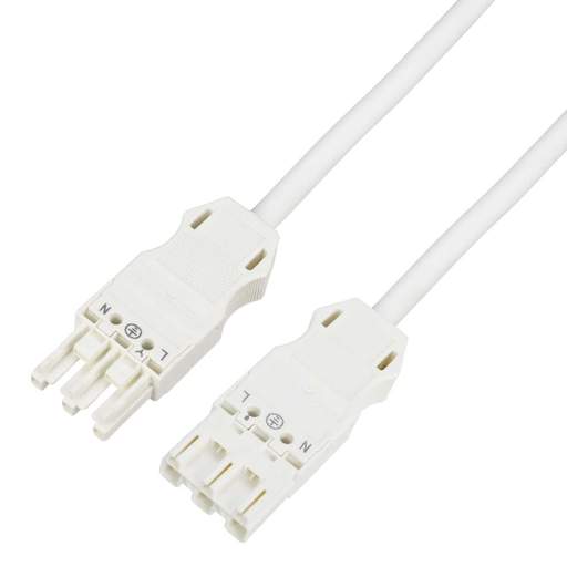Wago WINSTA MIDI 250V 5m 3 Pole Socket to Plug Lead White