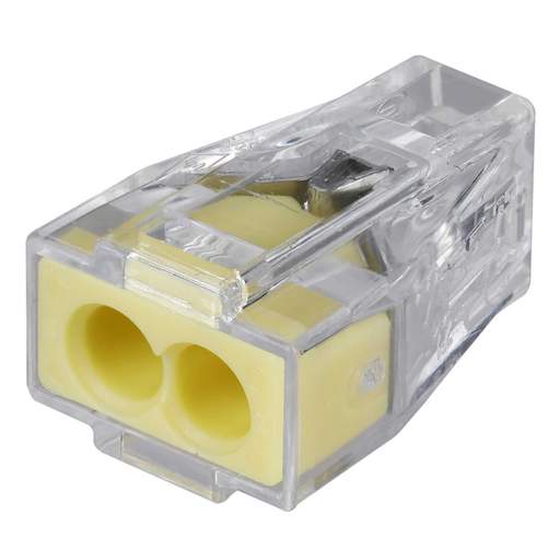 Wago 2 Way 2.5mm Push Wire Connector (Pack of 20)