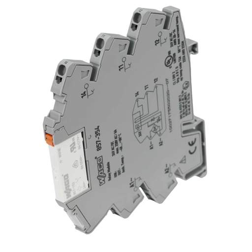 Wago 6A 24V AC / DC 1 C/O Relay and Socket with Status Indicator