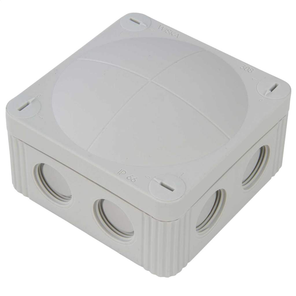 Wiska COMBI 308 85mm x 85mm x 51mm PVC Adaptable Box with