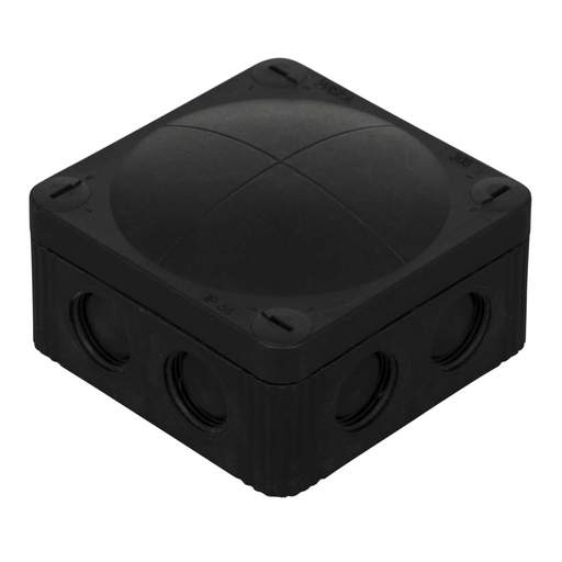Wiska COMBI 308 85mm x 85mm x 51mm PVC Empty Adaptable Box Black IP66