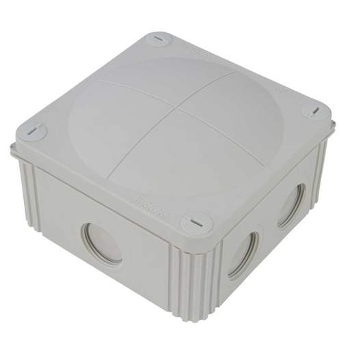 Wiska COMBI 607/5/S 110mm x 110mm x 66mm PVC Adaptable Box Grey IP66