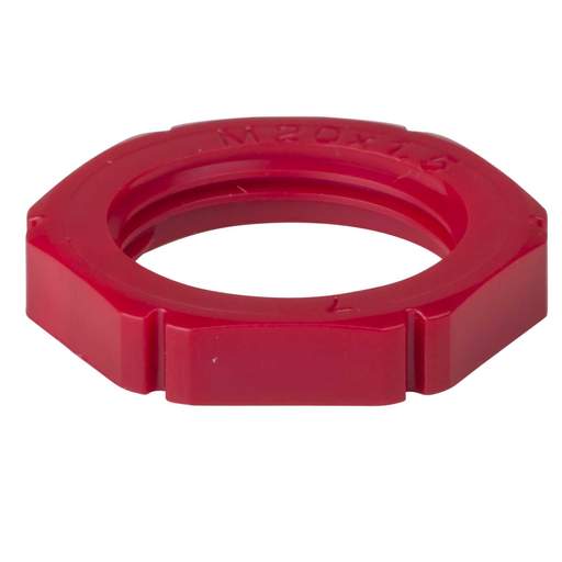 Wiska M20 20mm Lock Nut Red (Sold in 1's)