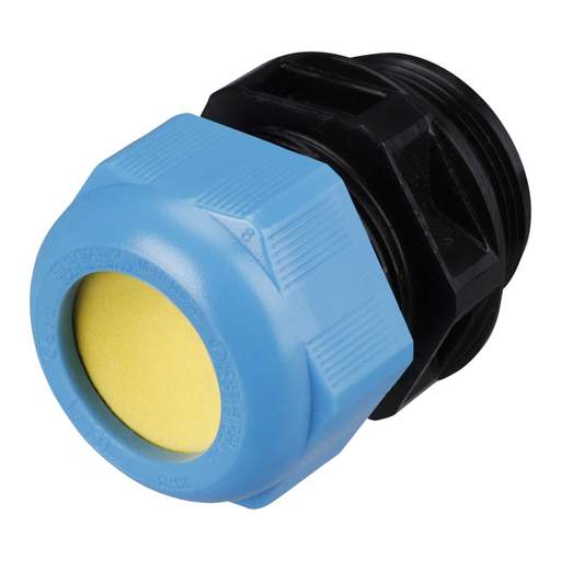 Wiska M32 Ex Cable Gland Only for Intrinsic Safety with Short Thread Blue