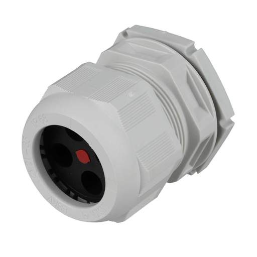 Wiska 50mm Plastic Cable Gland LSF with Multiple Insert, Locknut and Blank IP68