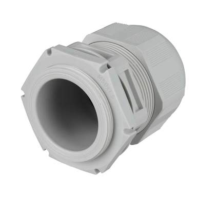 Wiska 50mm Plastic Cable Gland LSF with Multiple Insert, Locknut