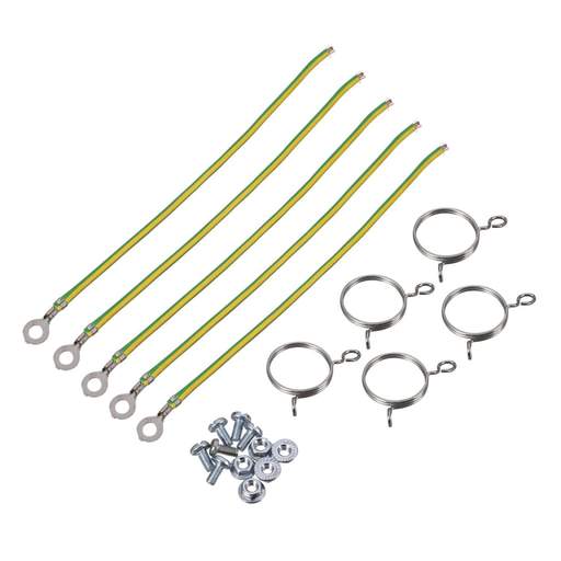 Wiska M25 Earthing Springs with Earth Leads and Screws (Pack of 5)