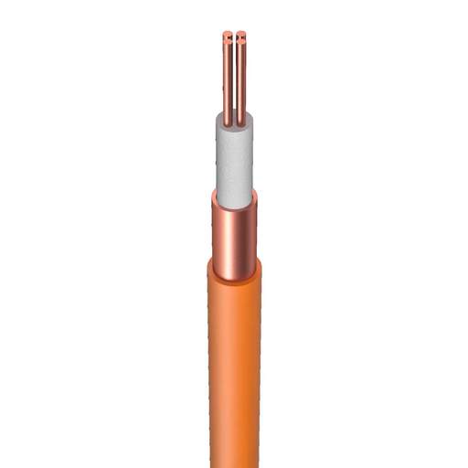 Wrexham 1.5mm² 4 Core LSF Mineral Insulated Cable Orange 500V (100m Coil)