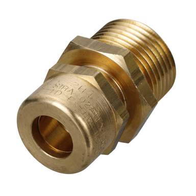 Wrexham 20mm Brass Gland for 2H4 Mineral Insulated Cable (Pack of 10 ...