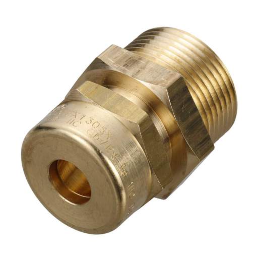 Wrexham 25mm Brass Gland for 3H2.5 Mineral Insulated Cable (Pack of 2)