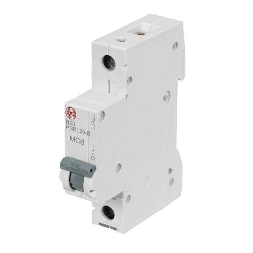 Wylex 20A Single Pole 10kA B Curve MCB