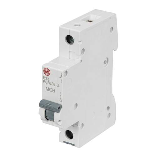 Wylex 32A Single Pole 10kA B Curve MCB