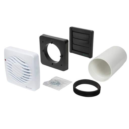 Xpelair DX100T 100mm 4" Single Speed Fan with Timer