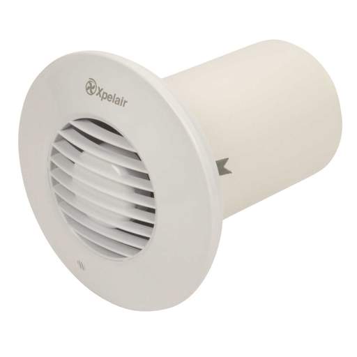 Xpelair DX100HTR 100mm 4" Simply Silent Fan Humidistat, Timer and Wall Kit
