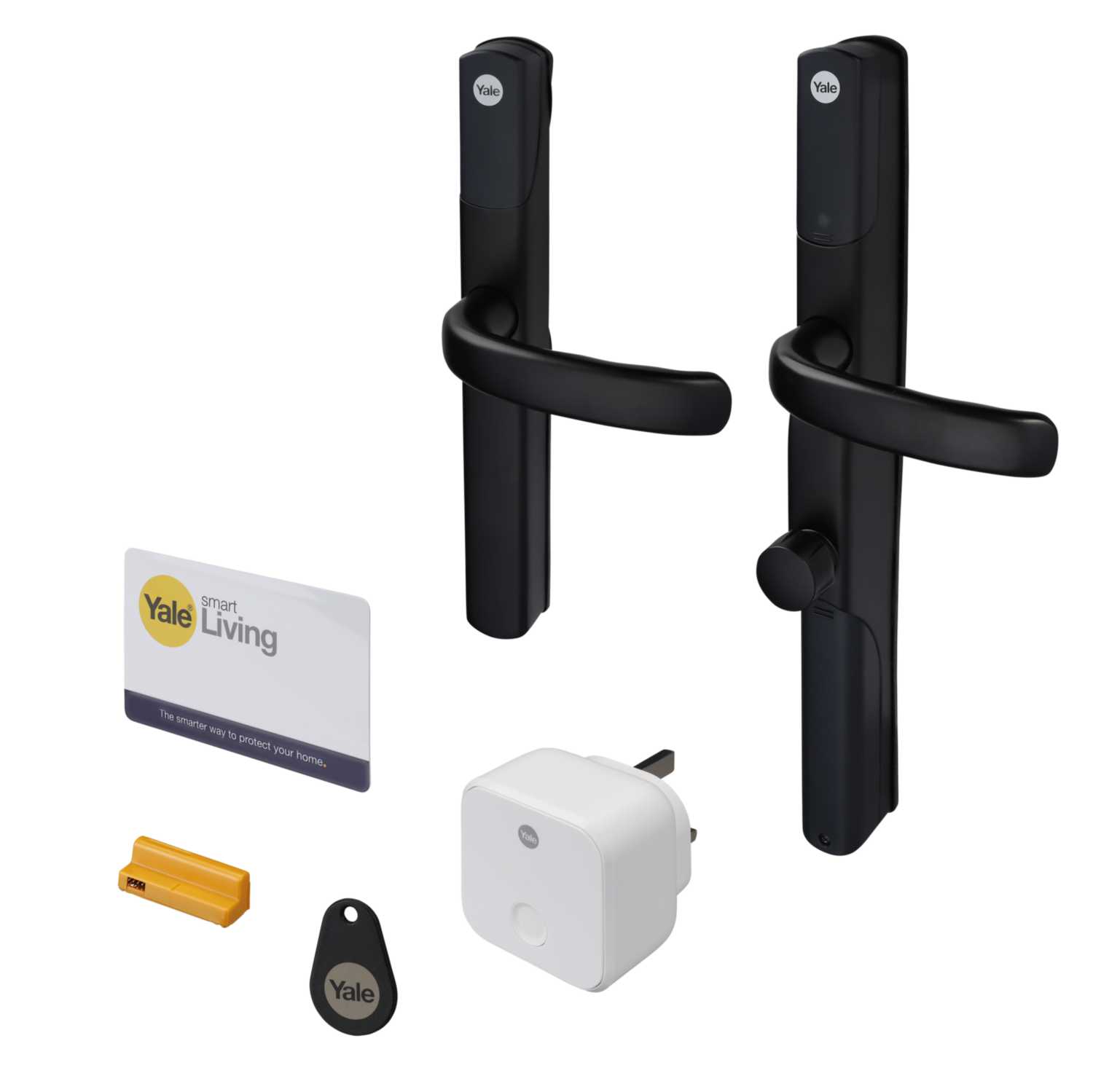 Yale Linus L2 Serrure de porte intelligente argent Compatible Ajax